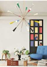 Vela Cove Glass Chandelier, detail view 30