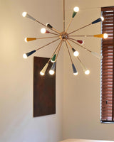 Vela Cove Glass Chandelier, detail view 10