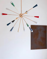 Vela Cove Glass Chandelier, detail view 18