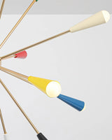 Vela Cove Glass Chandelier, detail view 27