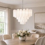 Arden Lark Glass Chandelier, detail view 2