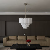 Arden Lark Glass Chandelier, detail view 20