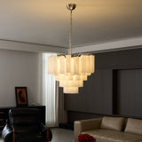 Arden Lark Glass Chandelier, detail view 14