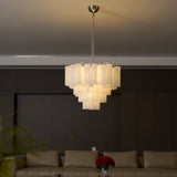 Arden Lark Glass Chandelier, detail view 13