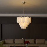 Arden Lark Glass Chandelier, detail view 25