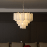 Arden Lark Glass Chandelier, detail view 12