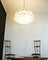 Elara Noir Glass Chandelier, detail view 13