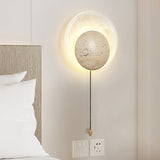 Evara Halo Travertine Wall Light, detail view 14