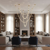 Galen Ridge Acrylic Chandelier, detail view 3