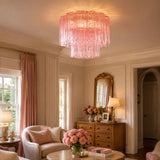 Vera Vale Glass Ceiling Light, detail view 2