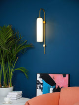 Galen Lark Glass Wall Light, detail view 15