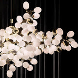 Elara Pine Glass Chandelier, detail view 33