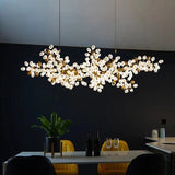 Elara Pine Glass Chandelier, detail view 34