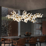 Elara Pine Glass Chandelier, detail view 8