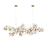 Elara Pine Glass Chandelier, detail view 9