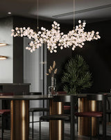 Elara Pine Glass Chandelier, detail view 29