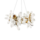 Elara Pine Glass Chandelier, detail view 20