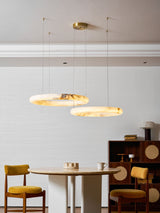 Rora Sky Alabaster Chandelier, detail view 24
