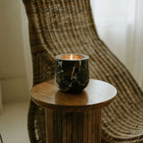 Niven Cedar Travertine Candle Holder, detail view 13