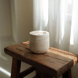 Niven Cedar Travertine Candle Holder, detail view 9