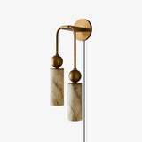 Faron Shade Alabaster Wall Light