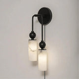 Faron Shade Alabaster Wall Light, detail view 13