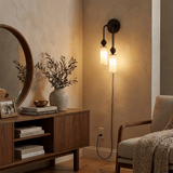 Faron Shade Alabaster Wall Light, detail view 5