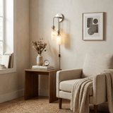 Faron Shade Alabaster Wall Light, detail view 3