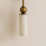 Faron Shade Alabaster Wall Light, detail view 8