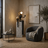 Ilan Willow Metal Floor Lamp, detail view 3