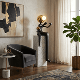 Ilan Willow Metal Floor Lamp, detail view 4