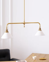 Maren Noir Brass Chandelier, detail view 9