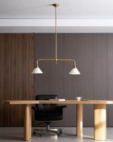 Maren Noir Brass Chandelier, detail view 14