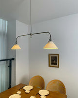 Maren Noir Brass Chandelier, detail view 15
