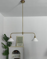 Maren Noir Brass Chandelier, detail view 18