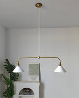Maren Noir Brass Chandelier, detail view 23