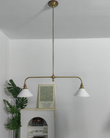 Maren Noir Brass Chandelier, detail view 35