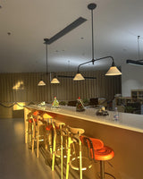 Maren Noir Brass Chandelier, detail view 4