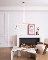 Maren Noir Brass Chandelier, detail view 5