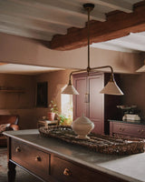 Maren Noir Brass Chandelier, detail view 6
