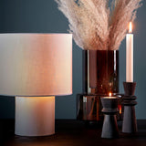 Elara Echo Fabric Table Lamp, detail view 4