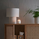 Elara Echo Fabric Table Lamp, detail view 2