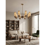 Faron Flint Wood Chandelier, detail view 9
