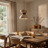 Alden Prism Travertine Pendant Light, detail view 4