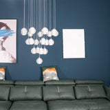 Cora Frost Crystal Pendant Light, detail view 18