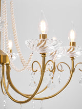 Elian Pearl Crystal Chandelier, detail view 39