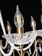 Elian Pearl Crystal Chandelier, detail view 43