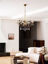 Elian Pearl Crystal Chandelier, detail view 24