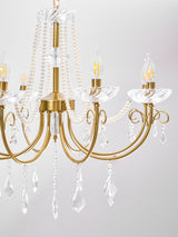 Elian Pearl Crystal Chandelier, detail view 30
