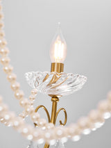 Elian Pearl Crystal Chandelier, detail view 37